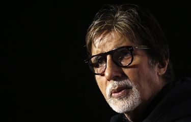 Indian Bollywood actor Amitabh Bachchan, who was part of director Ramesh Sippy made movie “Sholay” in 1975, attends a press conference, as the film completes 40 years on Saturday, in Mumbai, India, Friday, Aug. 14, 2015. The action-adventure went on to become the biggest hit film of Indian cinema. (AP Photo/Rajanish Kakade) DEL140
