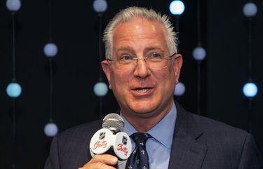 NHL Seattle president and CEO Tod Leiweke at Ron Francis signing.

Photographed on July 18, 2019. 210883