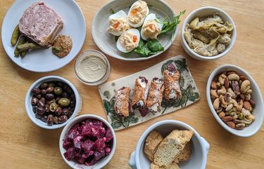 PicNic Table’s PicNic Baskets are stuffed with everything from chicken liver pâté to smoked salmon deviled eggs.