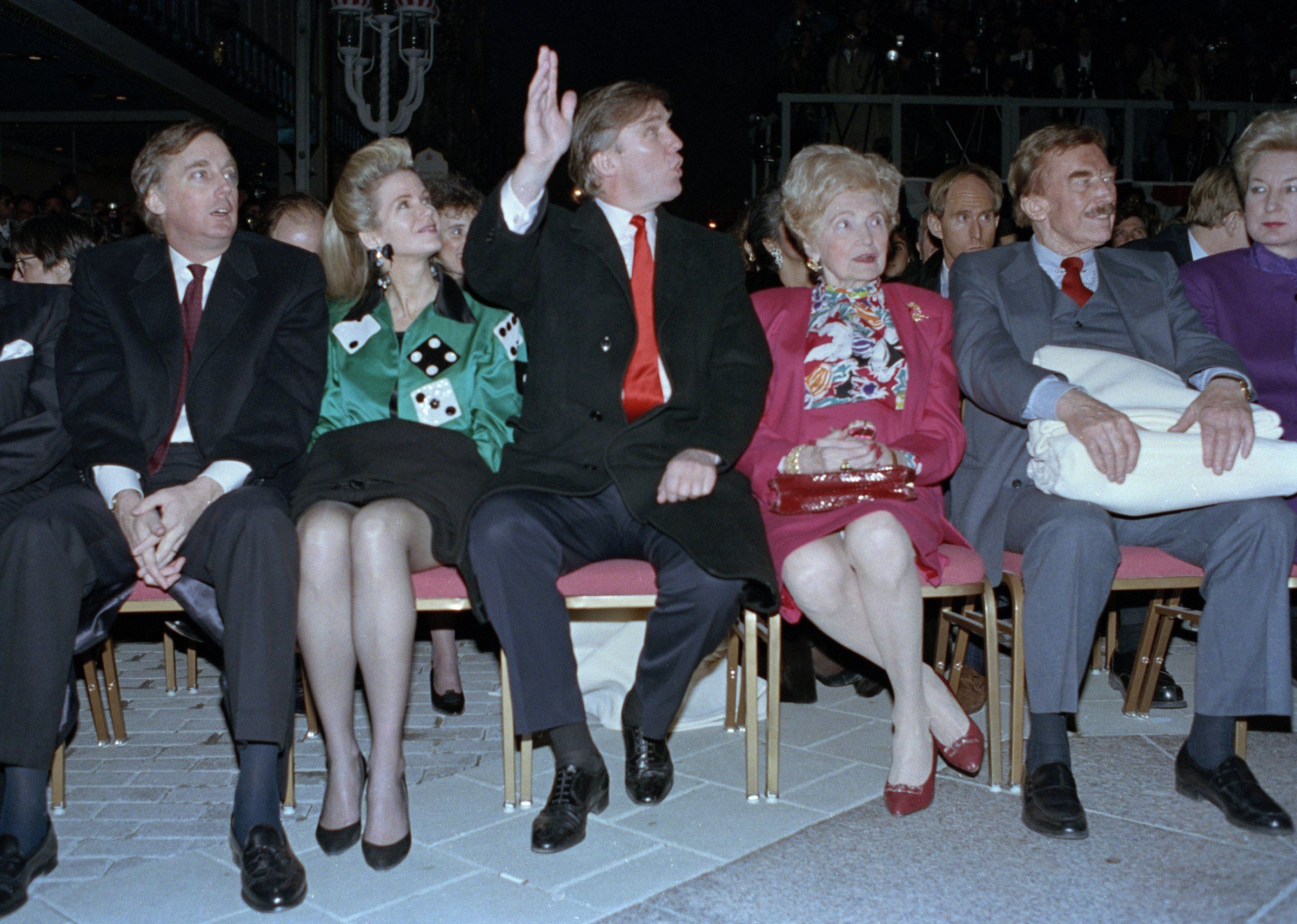 Donald Trump, facing financial ruin, sought control of his elderly