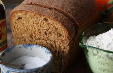 Taste column with Nancy Leson — Anadama Bread

For this Sunday’s Taste column, Nancy Leson tells readers they shouldn’t be afraid of making bread. The ingredients needed to make a simple loaf of Anadama Bread include flour, cornmeal, yeast, salt and most importantly molasses.