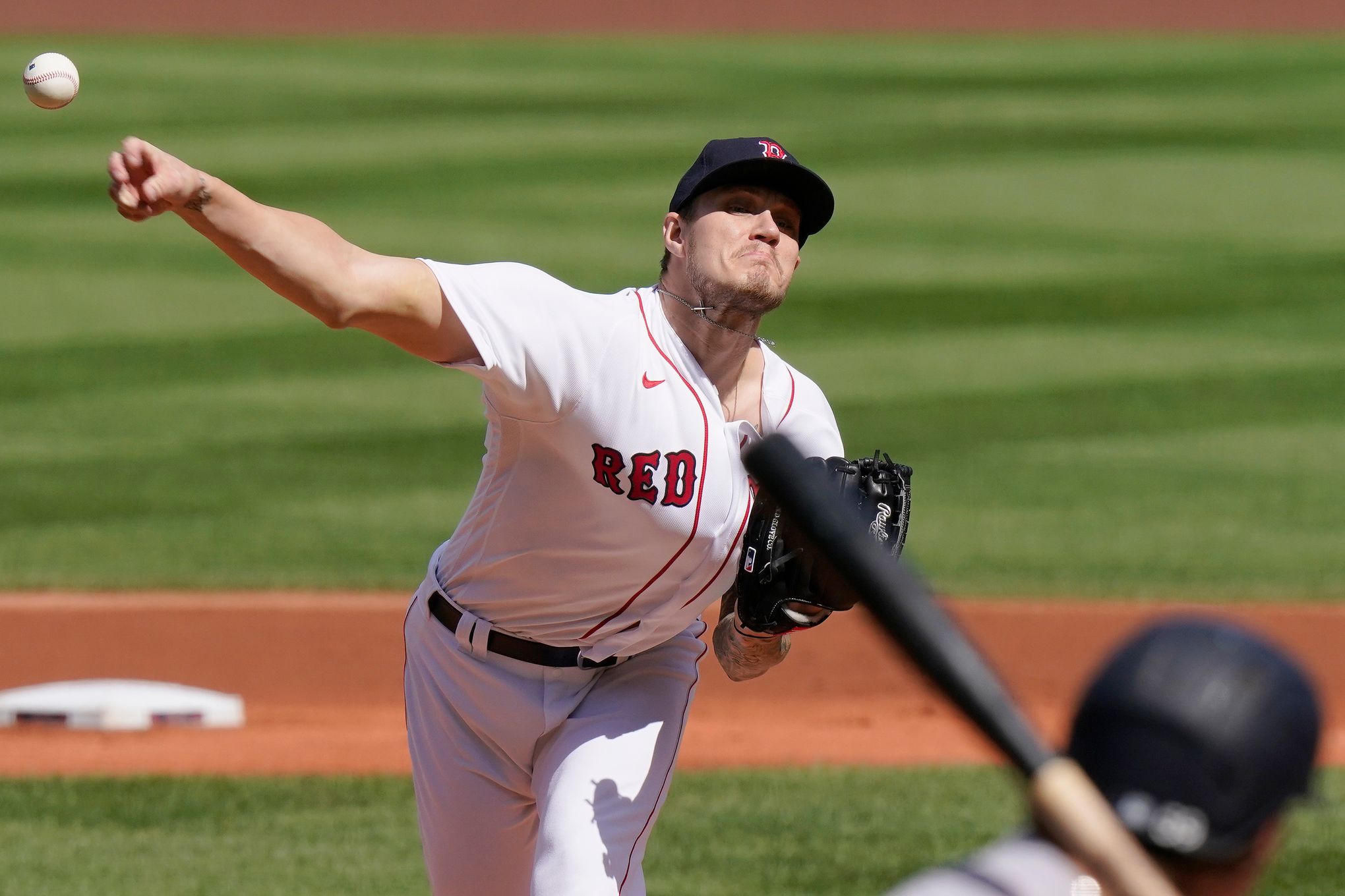 Boston Red Sox starting pitcher Tanner Houck (89) in the bottom of