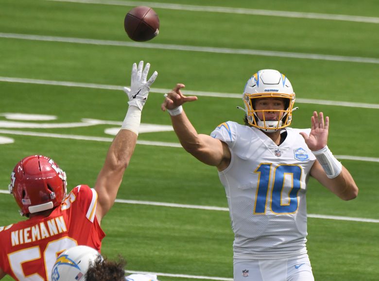 Justin Herbert prepares for second consecutive start with the Los Angeles  Chargers 