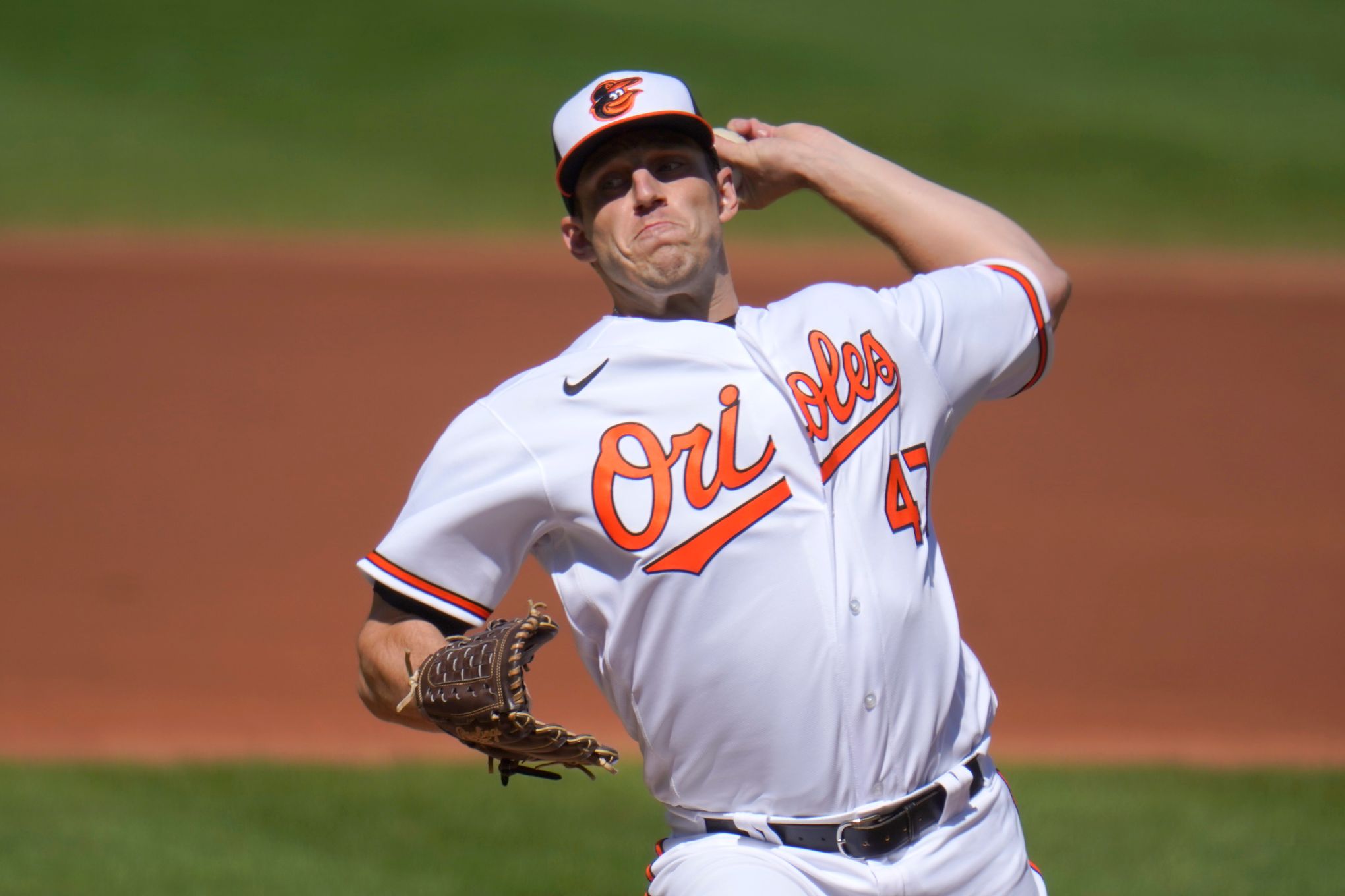 Baltimore Orioles' Renato Nunez, left, is greeted near home plate