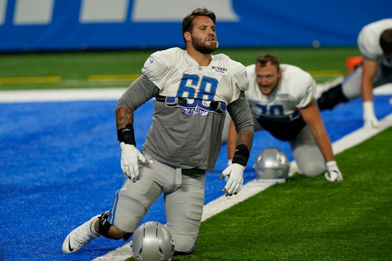 Frank Ragnow thrilled to have Lions starting OL practicing together