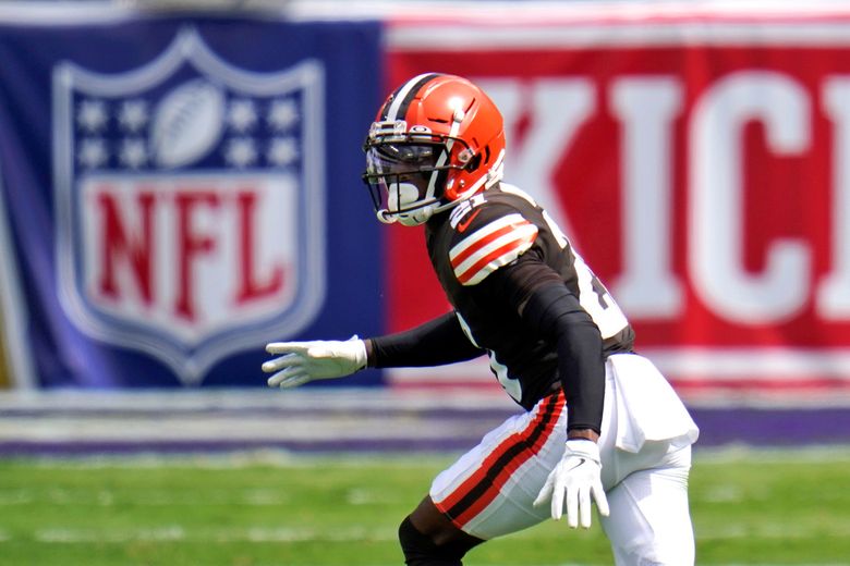 Browns starting CB Ward questionable for Washington game