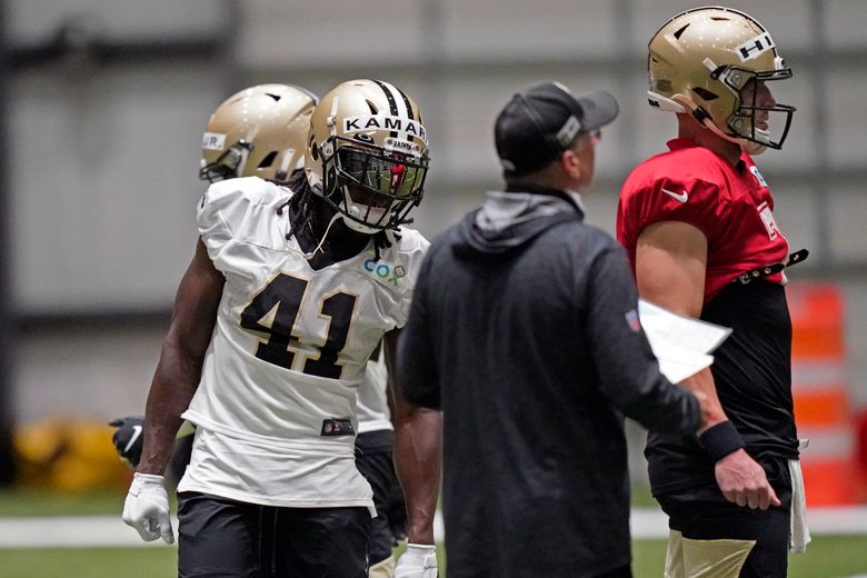 New Orleans Saints RB Alvin Kamara returns to practice after