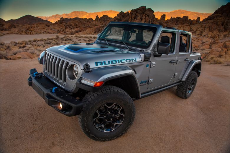 Jeep reveals hybrid Wrangler, its 1st US battery-powered vehicle | The  Seattle Times