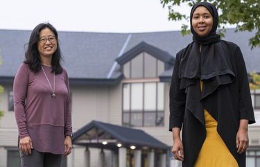 Ann Ishimaru, left, and Regina Elmi co-wrote an essay on how education can better serve Black and Brown students. 

Photographed Wednesday, September 16, 2020 215110