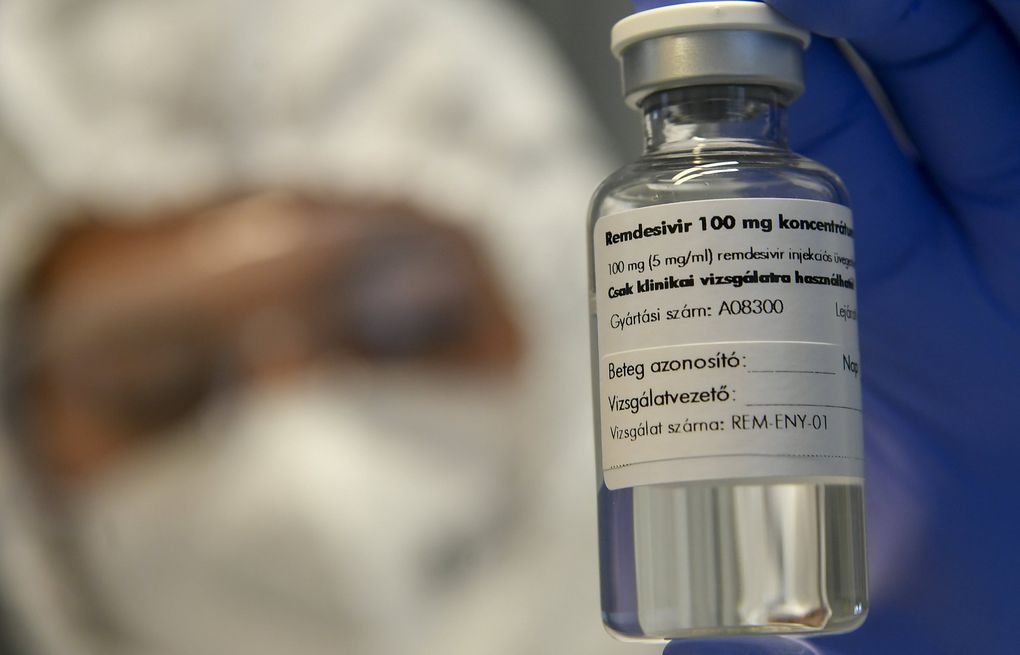 The U.S. Food and Drug Administration approved remdesivir as a COVID-19 treatment on Thursday. It had been authorized for use on an emergency basis since spring. (Zsolt Czegledi / The Associated Press)