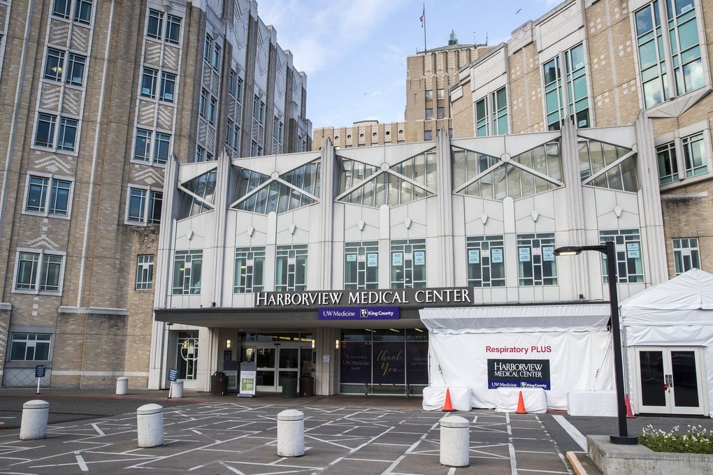 Harborview Medical Center in Seattle. (Amanda Snyder / The Seattle Times)