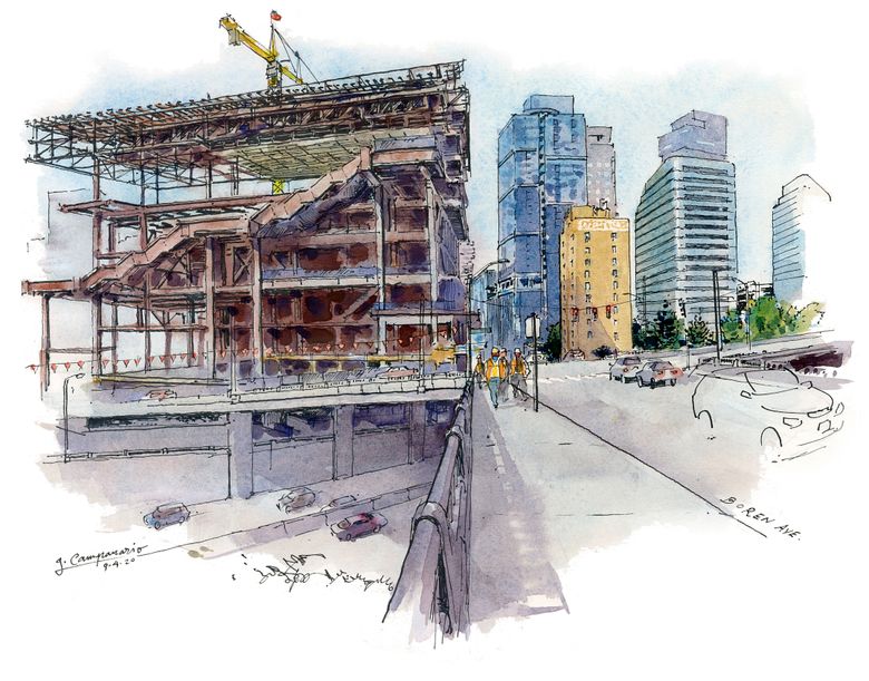 Seattle Sketcher Book by Seattle Times Artist Gabriel Campanario – Pediment  Publishing