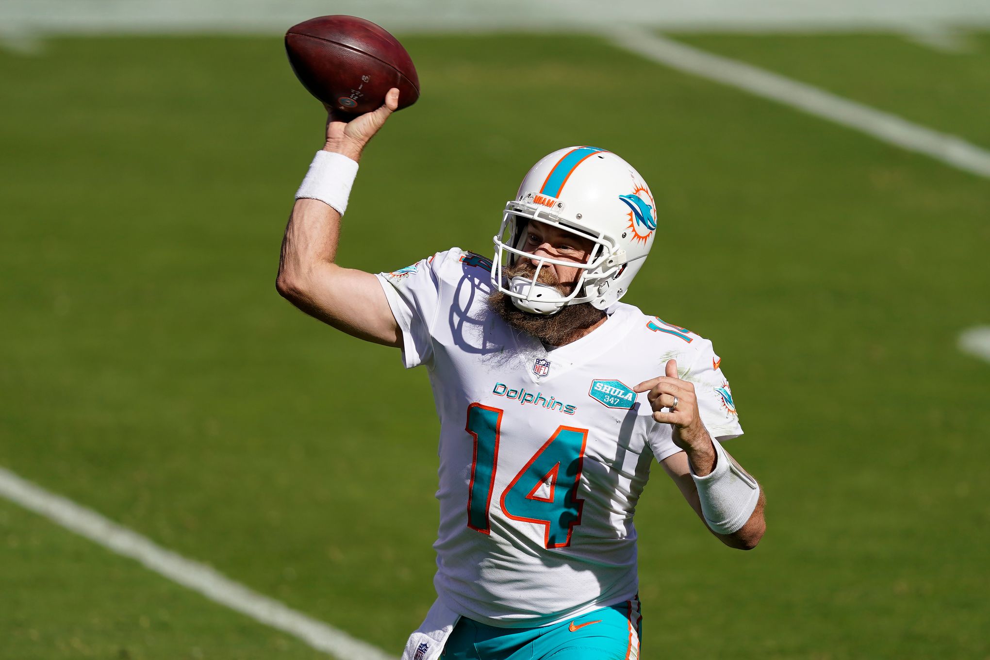 Fitzpatrick's 3 TD passes lead Dolphins past 49ers 43-17
