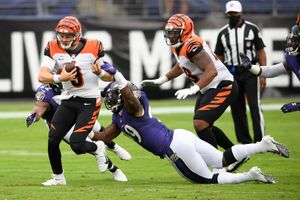 Ravens get defensive, stuff Burrows in 27-3 rout of Bengals NFL Lamar  Jackson Joe Burrow AP ravens