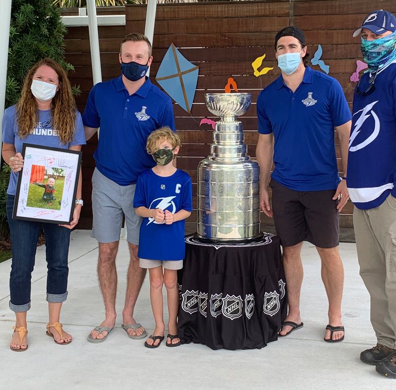 Stanley Cup visits children's cancer center in Tampa People grandmother  Children Chocolate Hands