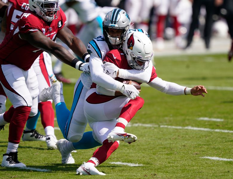 Bridgewater, Panthers fix red-zone woes, top Cardinals 31-21