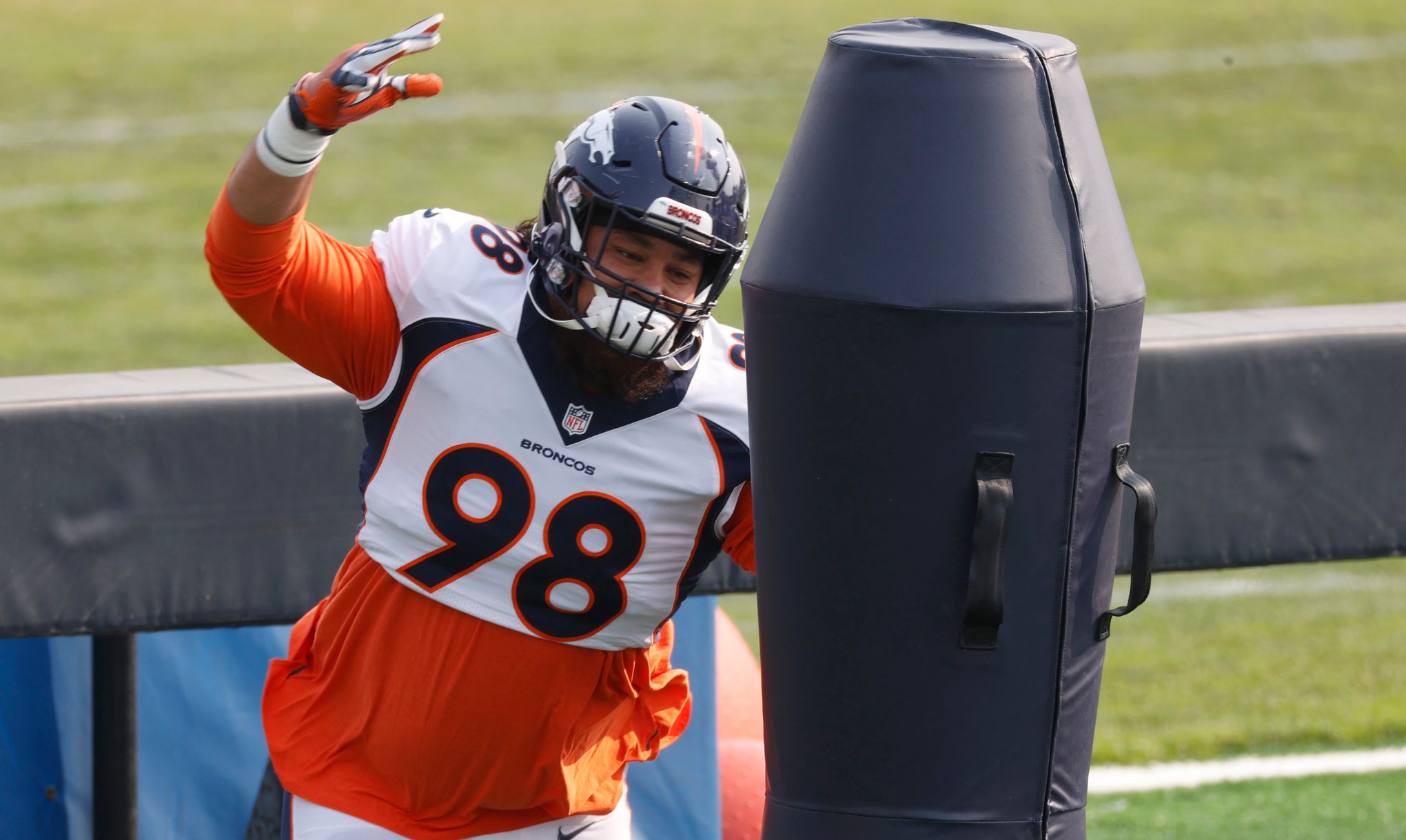 Broncos defensive lineman Mike Purcell's biggest NFL opportunity is in  front of him