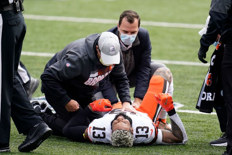 Browns' Odell Beckham Jr. leaves practice early with illness