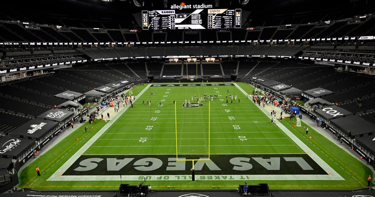 Raiders-Seahawks game at Allegiant Stadium viewing