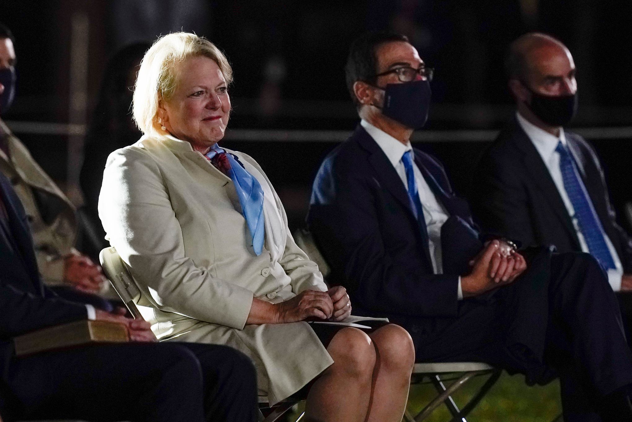 ginni thomas green dress Justice Thomas' wife boosts unsupported claims against Biden