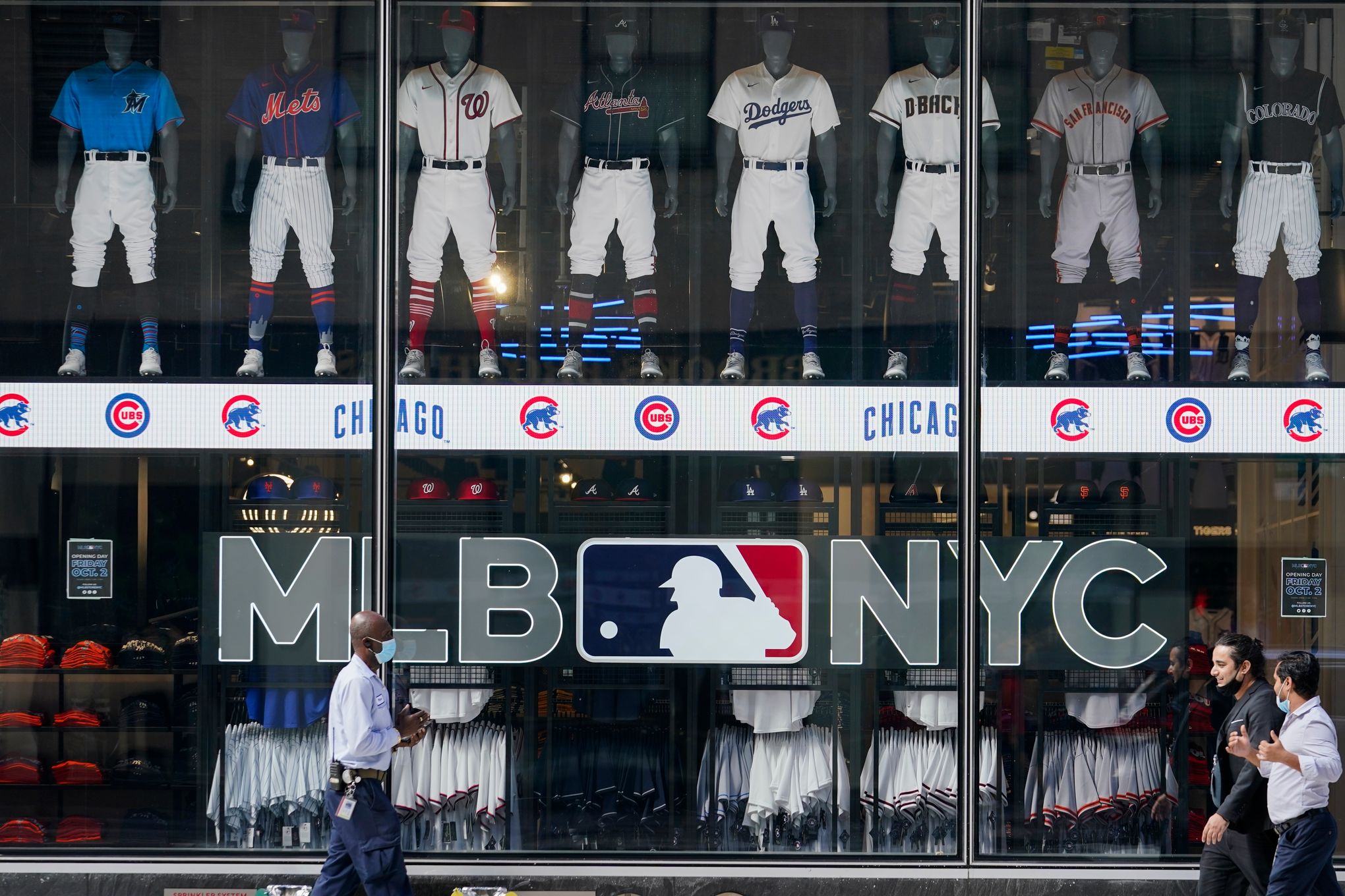 Major League Baseball flagship store in Rockefeller Center, New