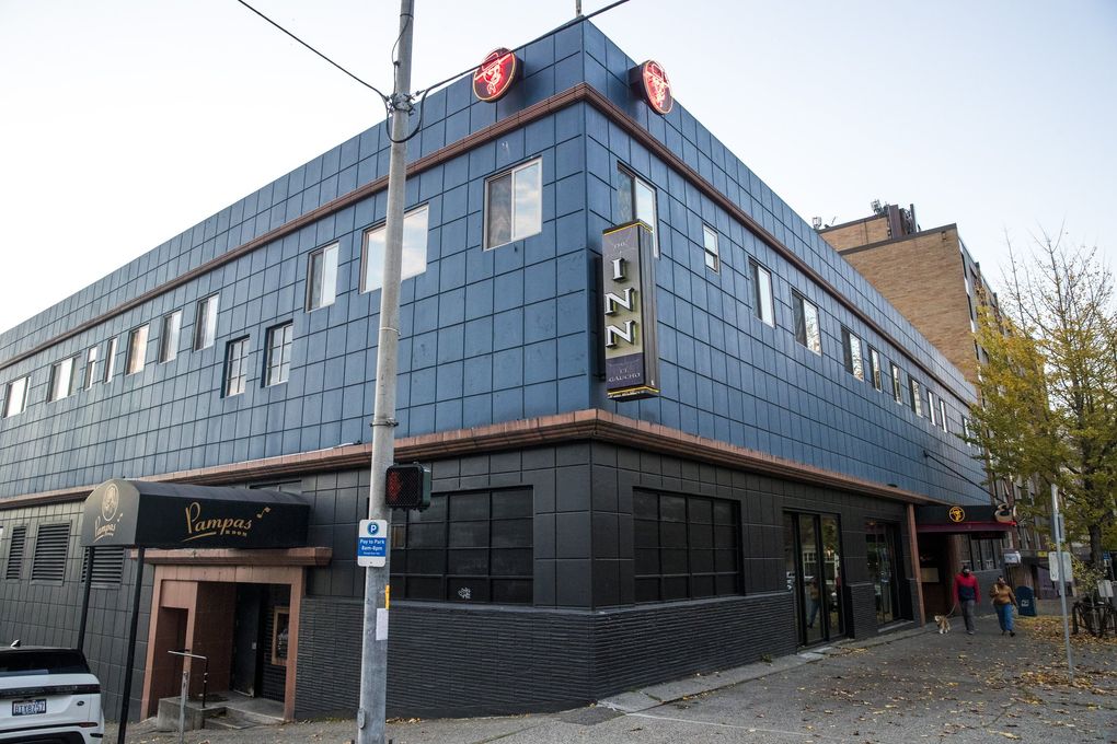 The Crocodile is moving to this Belltown building, which currently houses an inn upstairs that will stay put. Previously, El Gaucho, Pampas and Big Picture were located in the building. The Croc owners plan to create a multivenue entertainment complex that will expand the Croc’s footprint on the local concert landscape. (Amanda Snyder / The Seattle Times)