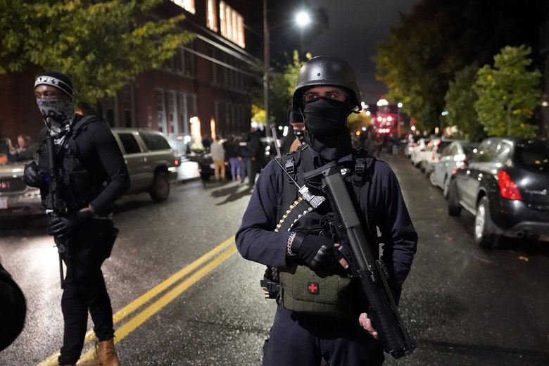 Portland police training on protests ends with slide showing mock