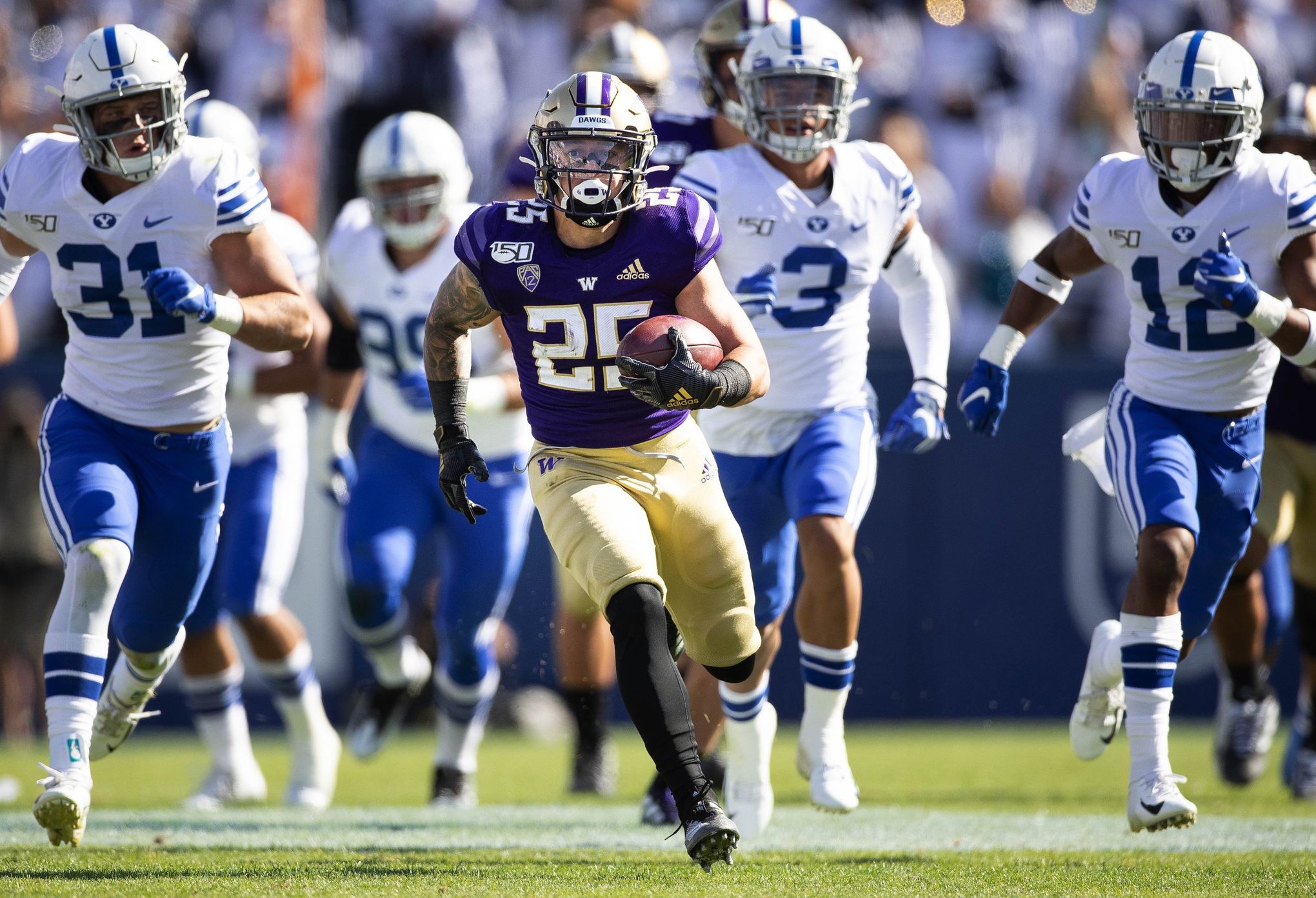 Zach Wilson Sports 'Any Team, Time, Place' Headband Against North Alabama