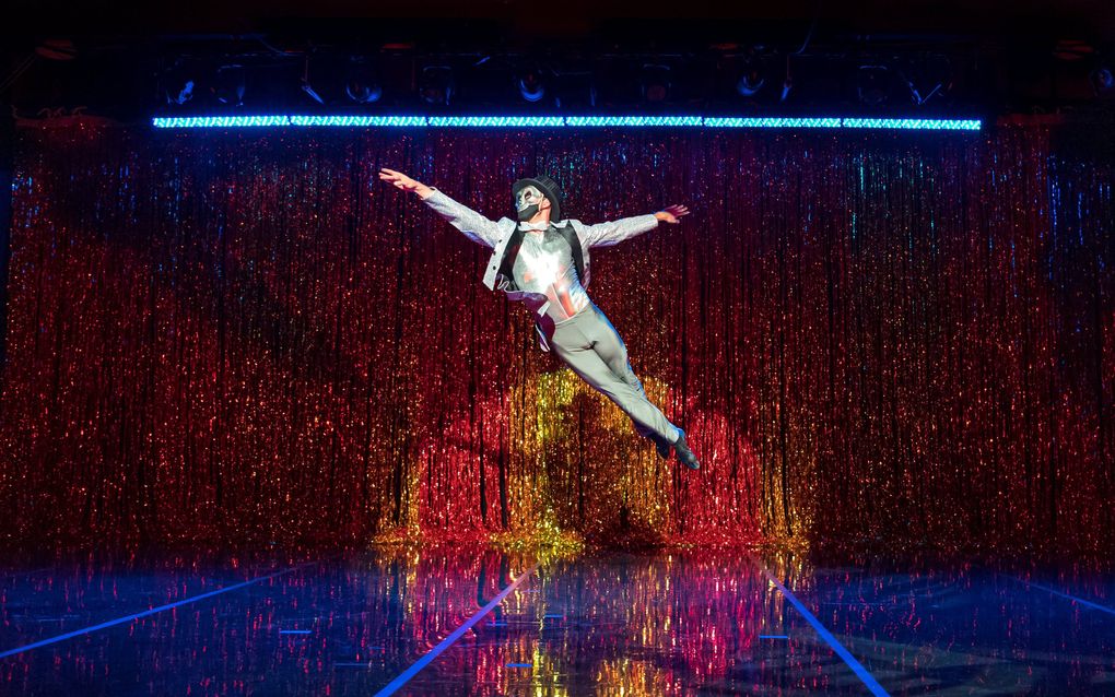 In the 2020 workshop production of Phase 2 of “The Harlem Nutcracker,” titled “Time Travel,” Spectrum Dance Theater company artist Andrew Pontius manifests as Death’s minion in one of Clara’s flashbacks. (Marcia Davis)