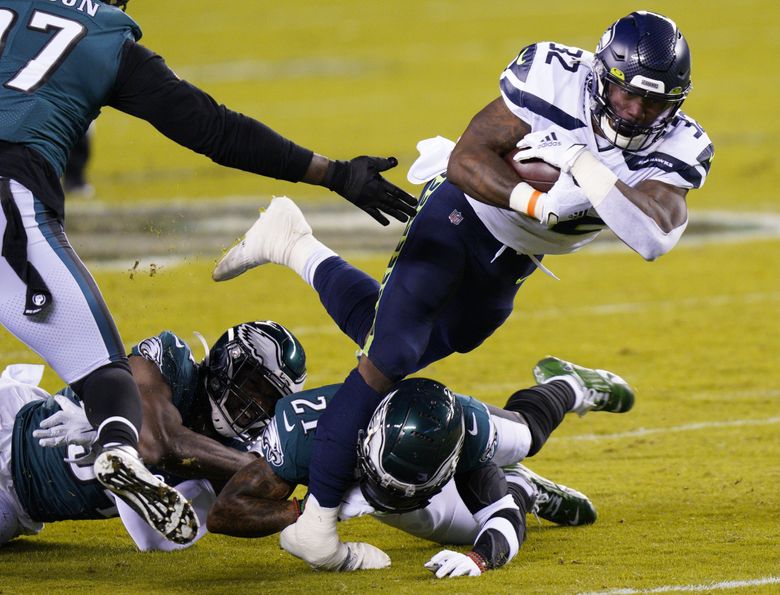Seahawks' Chris Carson gets plenty of early work vs. Eagles in return from  injury