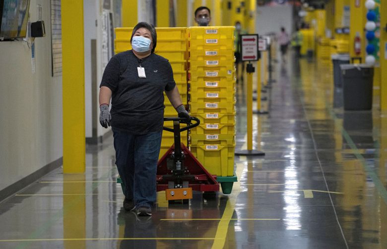 Virus Cases Rise But Hazard Pay For Retail Workers Doesn t The Seattle Times