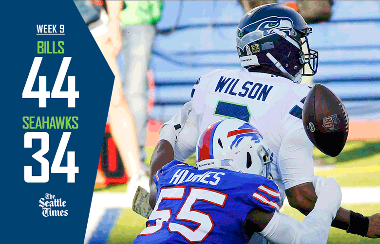 Seahawks roll over Bills 50-17, continue hot streak