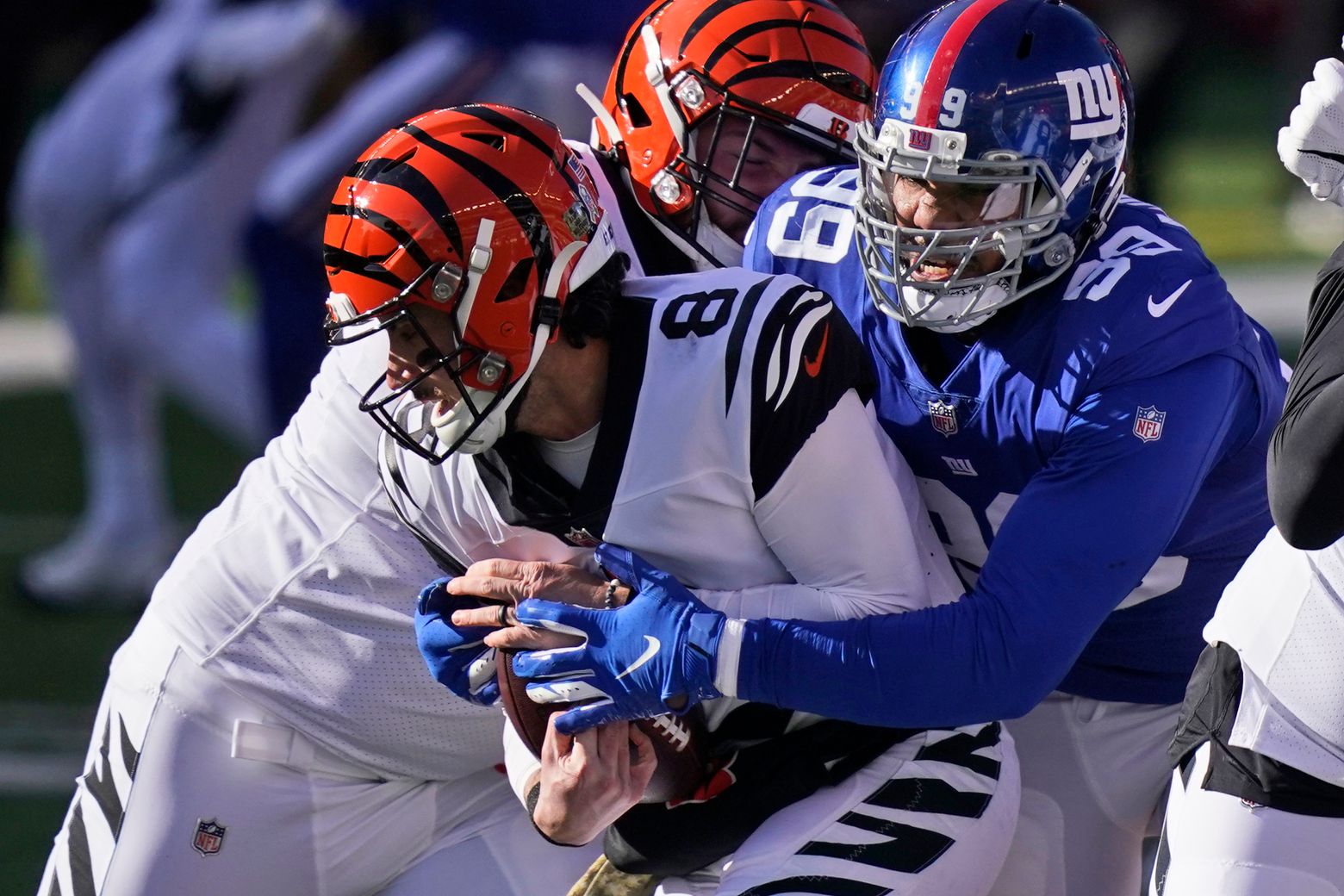 Bengals lose to Giants 19-17 Sunday