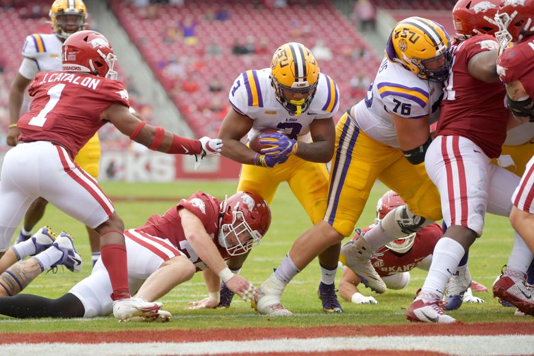 LSU scores on first possession, scores 21 in first half