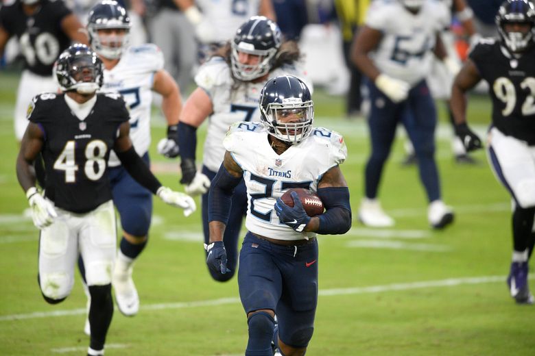 Tennessee Titans running back Derrick Henry's short TD puts AFC