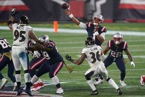 Cam Newton helps Patriots beat Ravens in rain and wind - The San