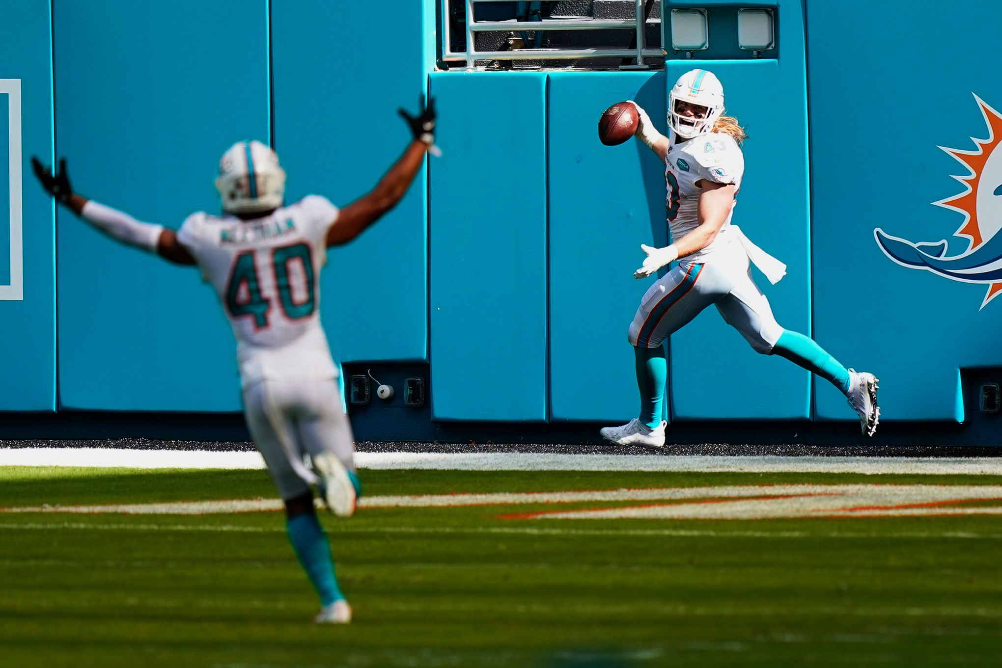 Miami Dolphins' Andrew Van Ginkel adjusting to NFL speed