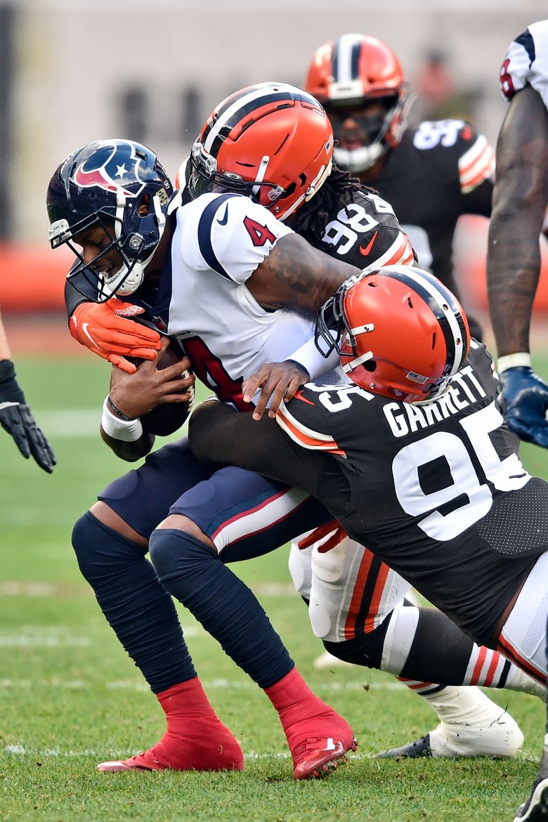 Browns star, league sack leader Garrett not practicing - The San