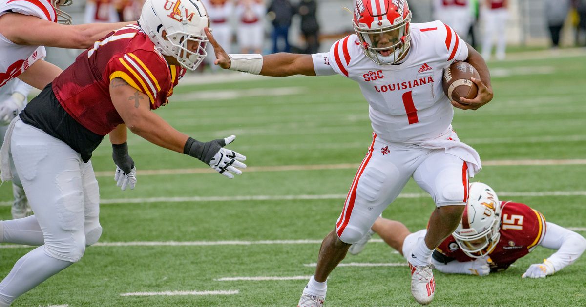 Lewis accounts for 5 TDS, No. 23 ULL beats ULM 7020 The Seattle Times