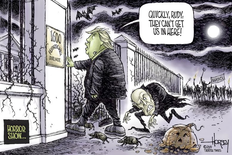 Seattle Times political cartoonist David Horsey's new book depicts a tumultuous 4 years of US history | The Seattle Times Seattle Times political cartoonist David Horsey's new book depicts a tumultuous 4 years of US history | The Seattle Times