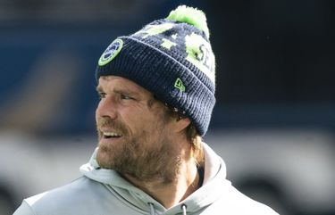 Seattle Seahawks nose tackle Bryan Mone walks off the field after the NFL  football team's training camp, Wednesday, July 26, 2023, in Renton, Wash.  (AP Photo/Lindsey Wasson Stock Photo - Alamy