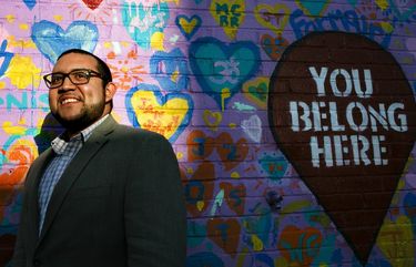 FILE – In this Tuesday, March 10, 2020 file photo, Ricky Hurtado, the first Latino candidate to run for North Carolina’s House of Representatives, poses for a portrait by a mural in Graham, N.C. It’s been a tumultuous few months for Hurtado. In November, the 32-year-old son of Salvadoran immigrant won a seat in the North Carolina state legislature as a Democrat representing a suburban slice of Alamance County. (AP Photo/Jacquelyn Martin) NY386 NY386