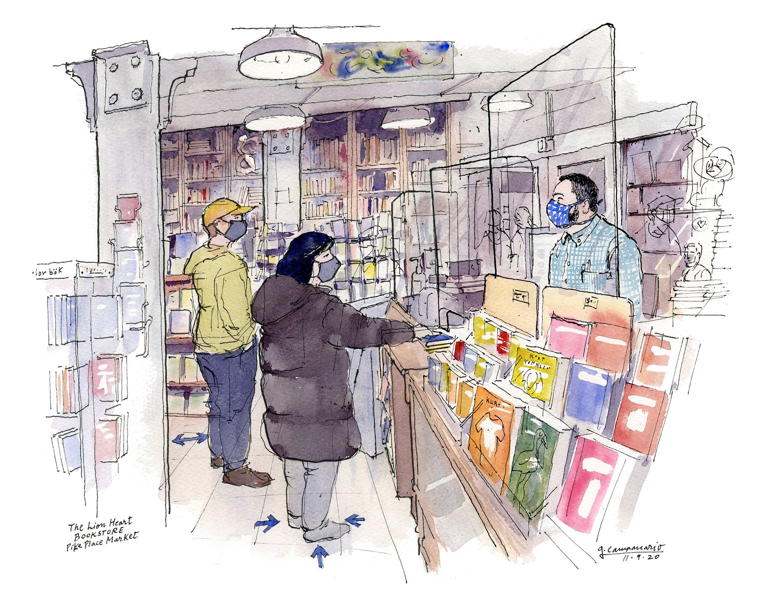 The owner of The Lion Heart bookstore serves as an uplifting narrator