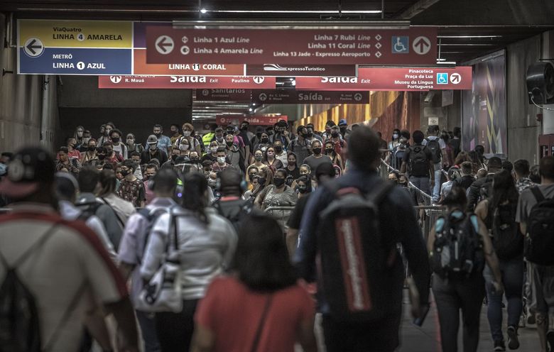 Raging pandemic shuts down Sao Paulo as Brazil nears Pfizer deal