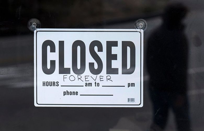 “Closed Forever” is displayed on Louis’ Restaurant, an 83-year-old diner that recently closed permanently, in San Francisco, California, U.S., on Wednesday, Aug. 5, 2020. California’s second round of coronavirus-related shutdowns, among the nation’s strictest measures, are already causing pain for the most populous state’s labor market and portend a deterioration in the overall U.S. employment picture for July.