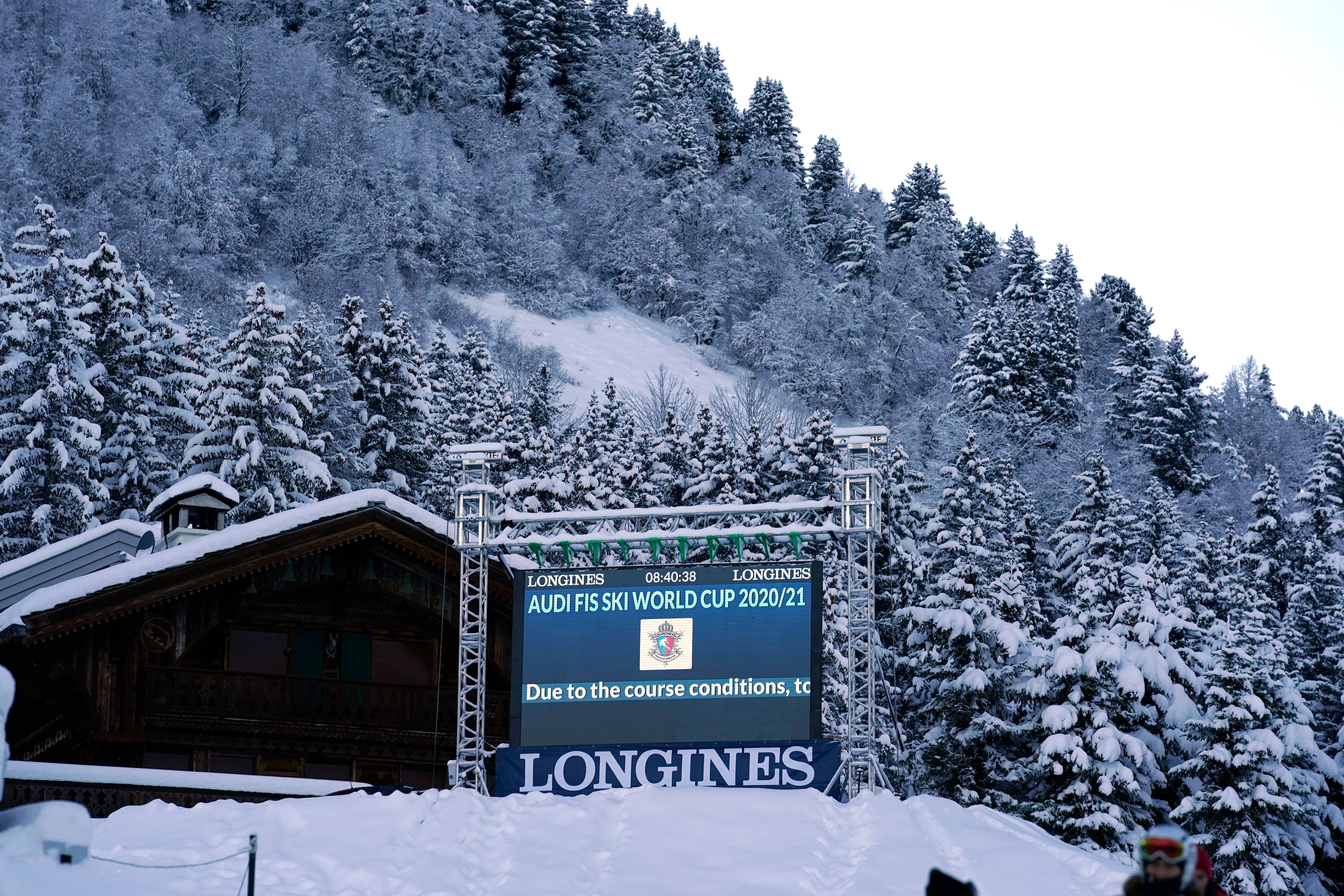 World Cup ski race postponed after snowfall in French Alps The