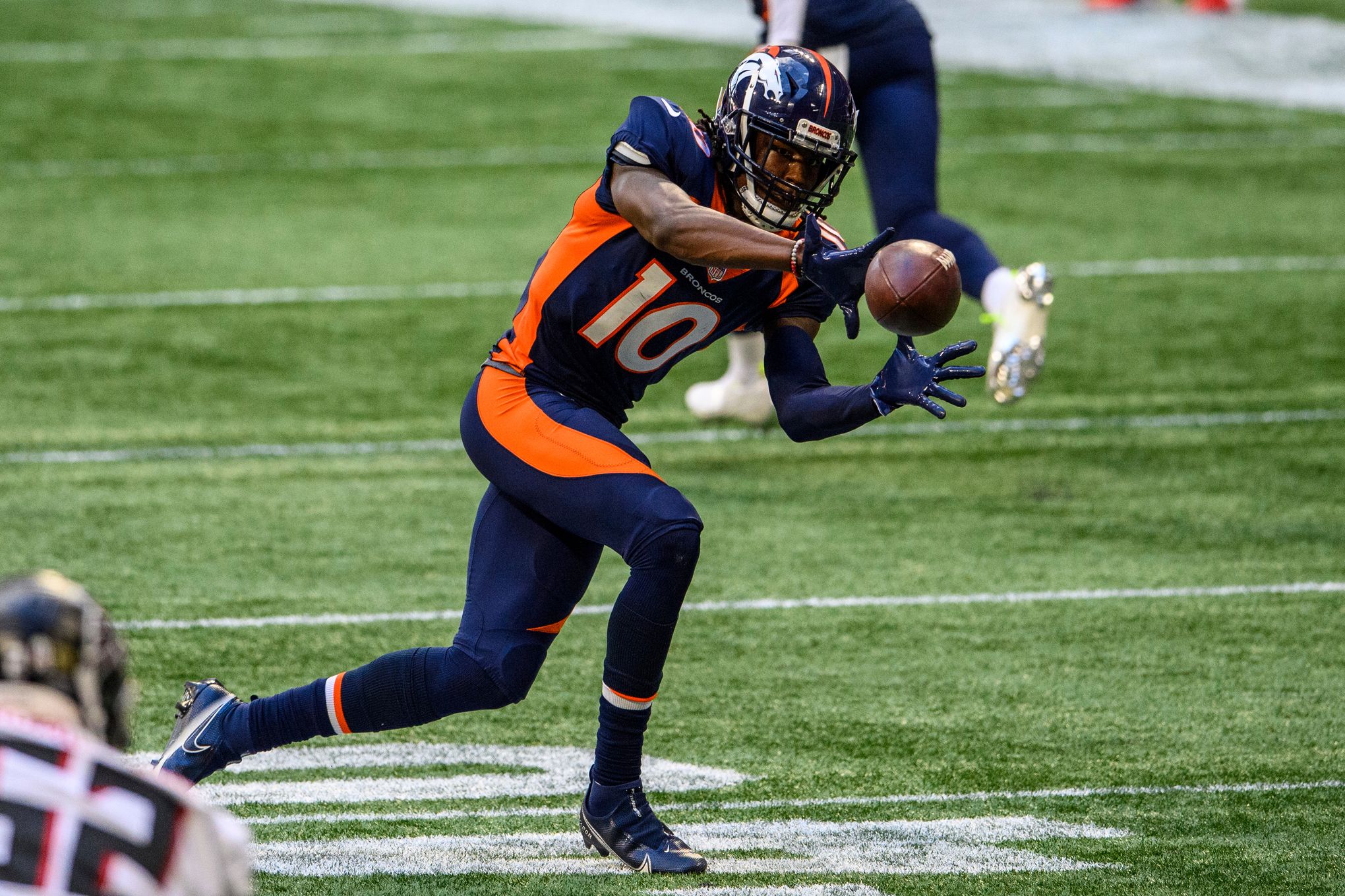 Broncos will be without receivers Jeudy, Hamler vs. Carolina