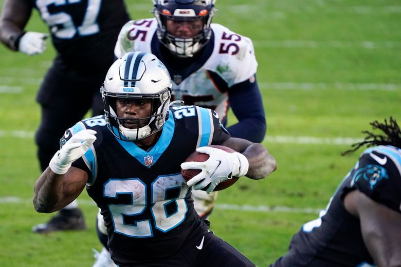 Panthers rookie Jeremy Chinn scores on fumble returns  on back