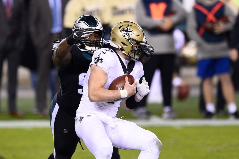 Drew Brees Leads Saints Out of Hole, Past Eagles and to the N.F.C.