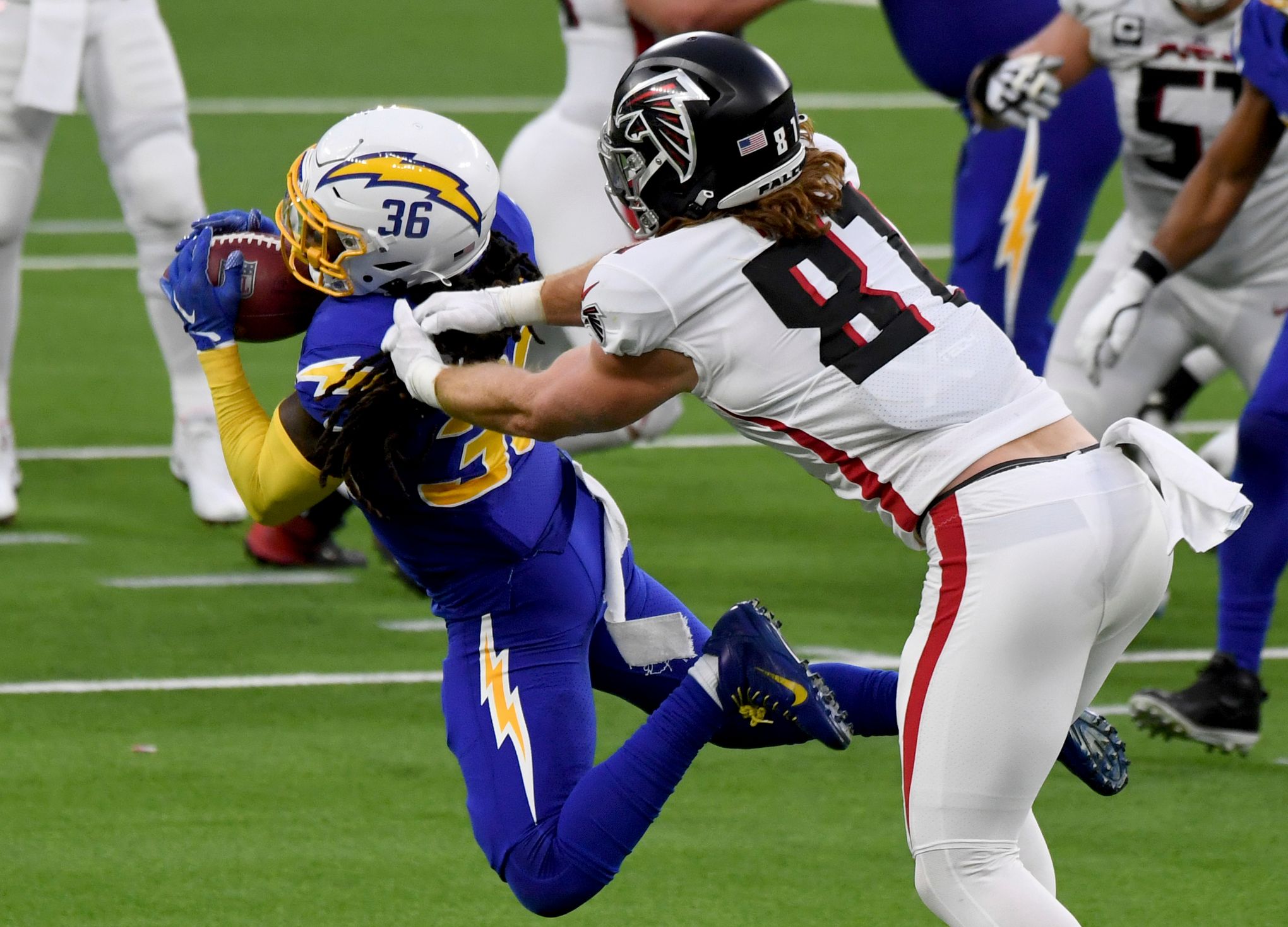 Chargers' defense gets momentum with second half vs Falcons